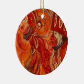 Mummers Parade Design Keramisch Ornament (Rechts)