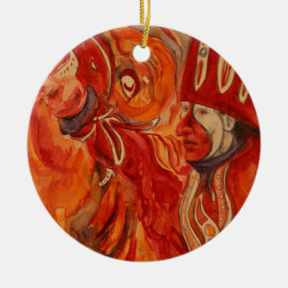 Mummers Parade Design Keramisch Ornament