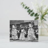 Mummers Parade, New Years Day, 1909 Briefkaart (Staand voorkant)