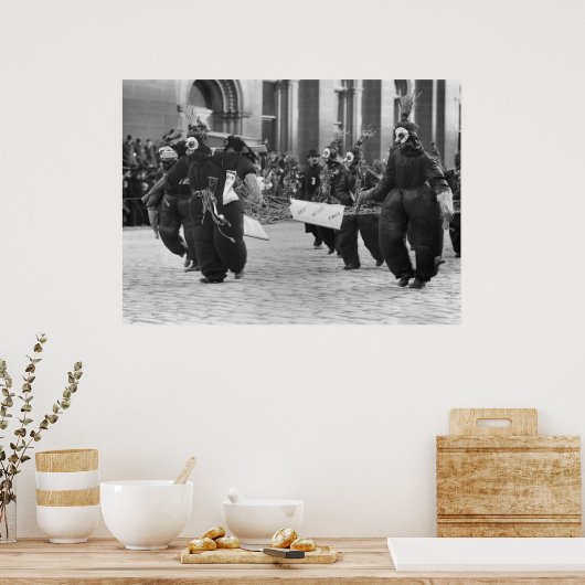 Mummers Parade, Philadelphia, 1909 Poster (Keuken)