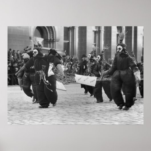 Mummers Parade, Philadelphia, 1909 Poster (Voorkant)