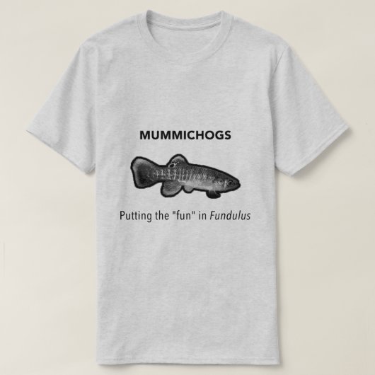 Mummichogs T-shirt (Design voorkant)