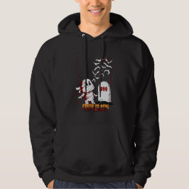 Mummie bij graf Boe Halloween Hoodie