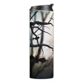 Mummie en Vleermuizen Halloween Thermosbeker (Gedraaid links)