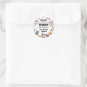 Mummie Geest Heks Halloween Ronde Sticker (Tas)