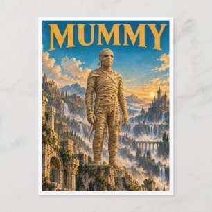 Mummie, Gotisch Fantasie Monster Briefkaart