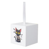 Mummie Kat Kitten Halloween Decoratie (Achter hoekig)