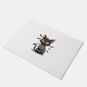 Mummie Kat Kitten Halloween Deurmat (Schuin)