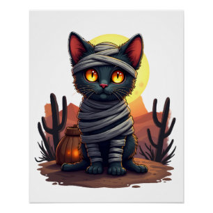 Mummie Katten Wanorde Perfect Poster