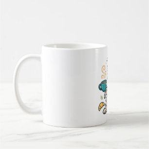 Mummie Koffie Pauze Grappige Halloween Kunst Koffiemok