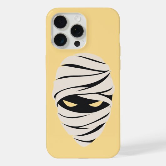 Mummie Ogen Halloween Hoestelcase iPhone Hoesje (Achterkant)