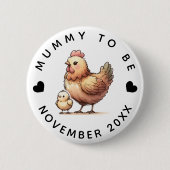 MUMMIE OM TE ZIJN RONDE BUTTON 5,7 CM (Voorkant)
