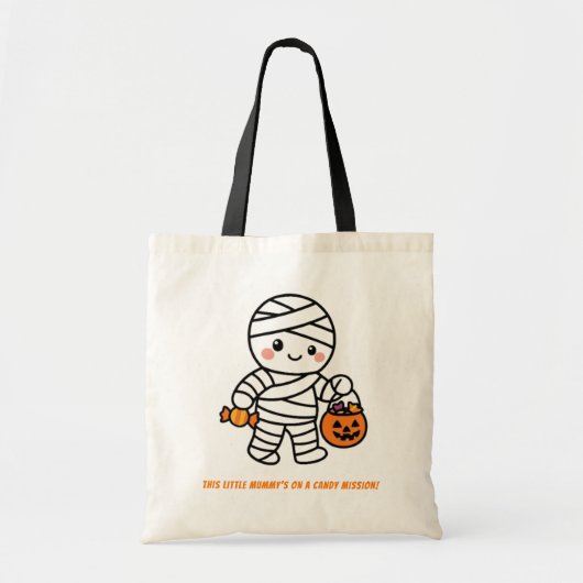 Mummie op een snoepmissie tote bag (Voorkant)