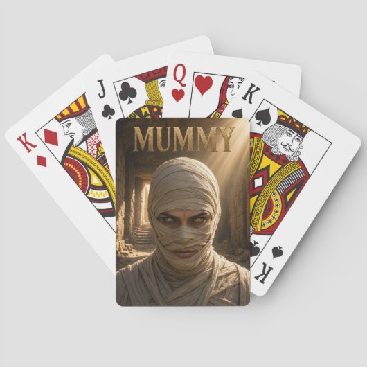 Mummie Speelkaarten, Pokerkaarten (Achterkant)