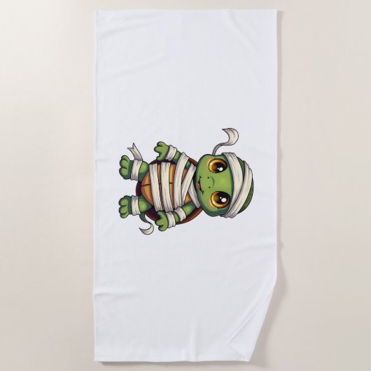 Mummie Turtle Strandlaken (Voorkant)