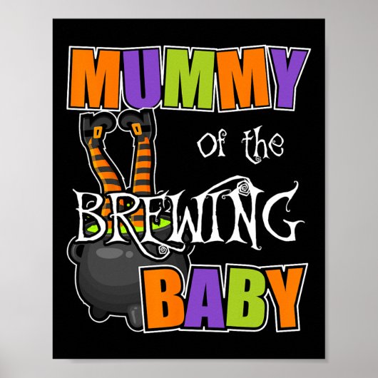Mummie van het Brouwen van Baby Halloween Kostuums Poster (Voorkant)