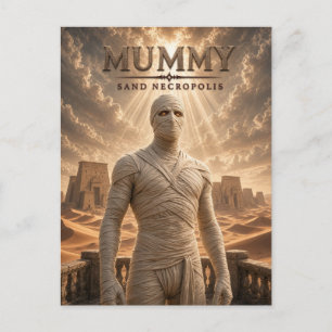 Mummie Zand Necropolis Donkere Cinema Briefkaart