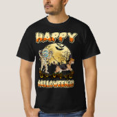 mummies beagle dog happy halloween moon t-shirt (Voorkant)