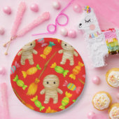 Mummies en Snoep, door Natasha Us Papieren Bordje (Feest)