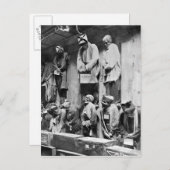 Mummies van catacomb in Palermo, Italië Briefkaart (Voorkant / Achterkant)