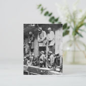 Mummies van catacomb in Palermo, Italië Briefkaart (Staand voorkant)