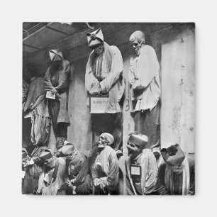 Mummies van catacomb in Palermo, Italië Magneet