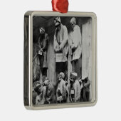 Mummies van catacomb in Palermo, Italië Metalen Ornament (Rechts)