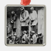 Mummies van catacomb in Palermo, Italië Metalen Ornament (Voorkant)