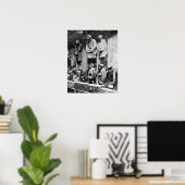 Mummies van catacomb in Palermo, Italië Poster (Thuiskantoor)