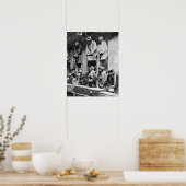 Mummies van catacomb in Palermo, Italië Poster (Keuken)