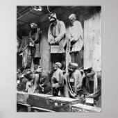 Mummies van catacomb in Palermo, Italië Poster (Voorkant)