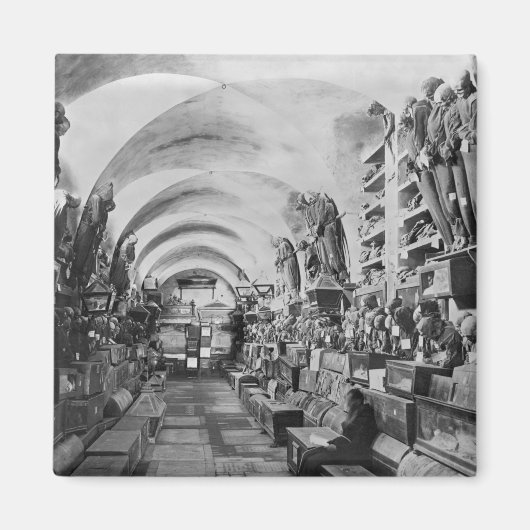 Mummies van catacomb uit Palermo, Italië Magneet (Voorkant)