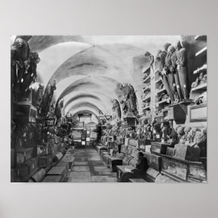 Mummies van catacomb uit Palermo, Italië Poster