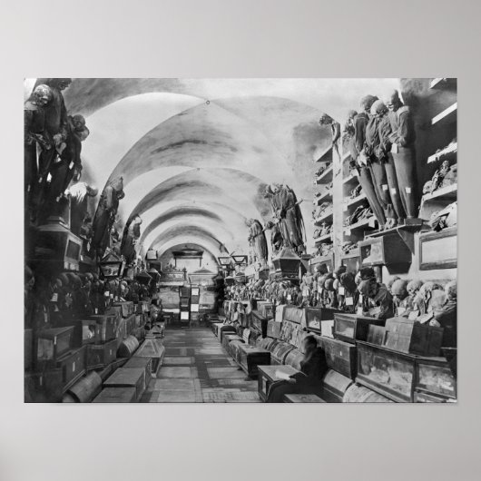 Mummies van catacomb uit Palermo, Italië Poster (Voorkant)