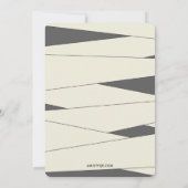 Mummified Halloween Party Invitation Kaart (Achterkant)