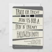 Mummified Halloween Party Invitation Kaart (Voorkant)