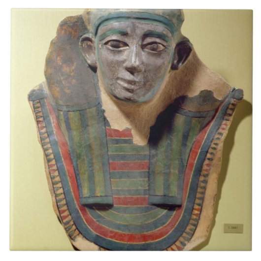 Mummmasker, van Mirgissa (met schilfercode en schi Tegeltje (Voorkant)