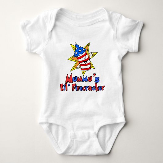 Mummu's kleine Firecracker Romper (Voorkant)