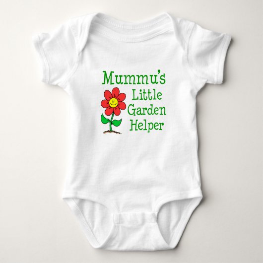 Mummu's Kleine Tuinhelper Romper (Voorkant)
