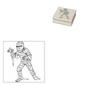 Mummy 2 illustratie, kunststempel rubberstempel (Gestempeld)
