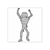 Mummy 3 illustratie, kunststempel rubberstempel (Afrduk)