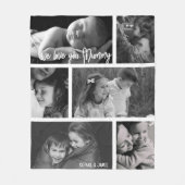 Mummy 6 Foto Collage Fleece Deken (Voorkant)