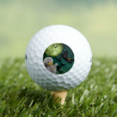 Mummy, Bat & Moon Halloween Golfballen (Insitu Shirt)
