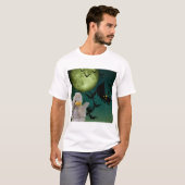 Mummy, Bat & Moon Halloween T-shirt (Voorkant volledig)