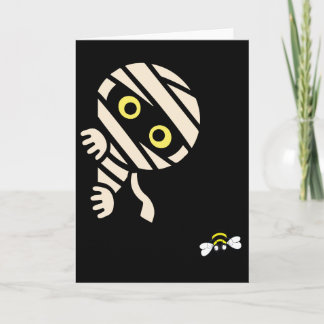 Mummy Bee Halloween Kaart