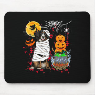 Mummy Bernese Mountain Dog Halloween Dog Scary Pum Muismat