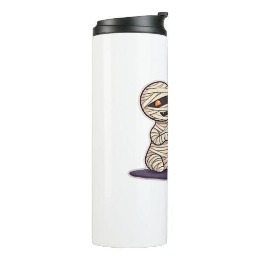 Mummy Boo-Boo Nurse Cat to the Rescue! Klassieke T Thermosbeker (Gedraaid links)