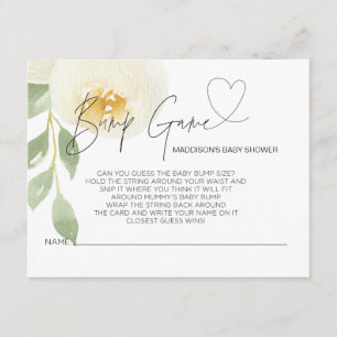 Mummy Bump Game Baby shower Raad Card Informatiekaartje