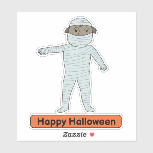 mummy costume kind Sticker (Vel)