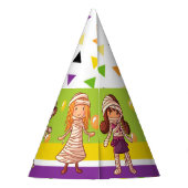 Mummy costuum cartoon jongens meisjes halloween bo feesthoedjes (Achterkant)